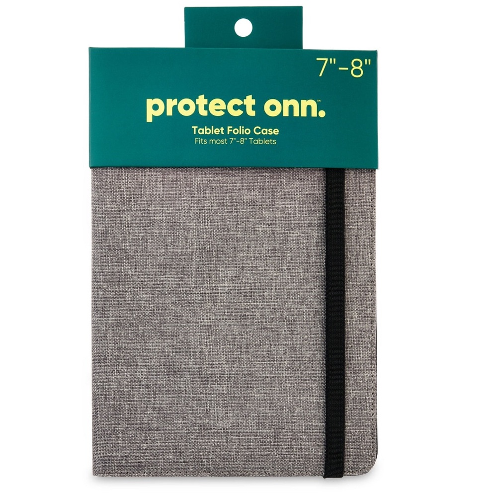 🆕 Tablet Folio Case for Most 7" - 8" Tablets, Gray
